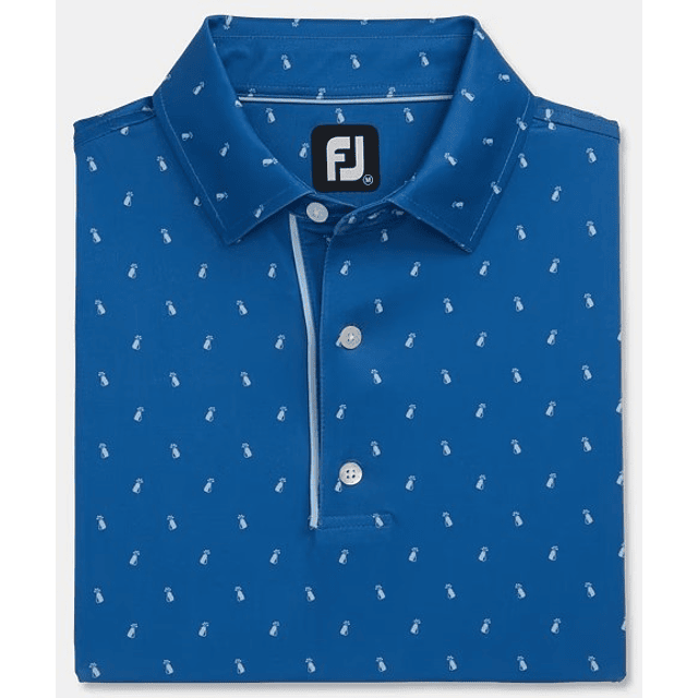 Polera Footjoy hombre de bolsa de golf celeste 