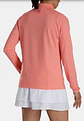 Poleron Footjoy Mujer con cierre 3/4 Durazno  - Miniatura 3