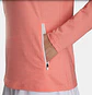Poleron Footjoy Mujer con cierre 3/4 Durazno  - Miniatura 4