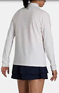 Poleron Footjoy Mujer con cierre 3/4 Blanco/Stone - Miniatura 3