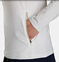 Poleron Footjoy Mujer con cierre 3/4 Blanco/Stone - Miniatura 4
