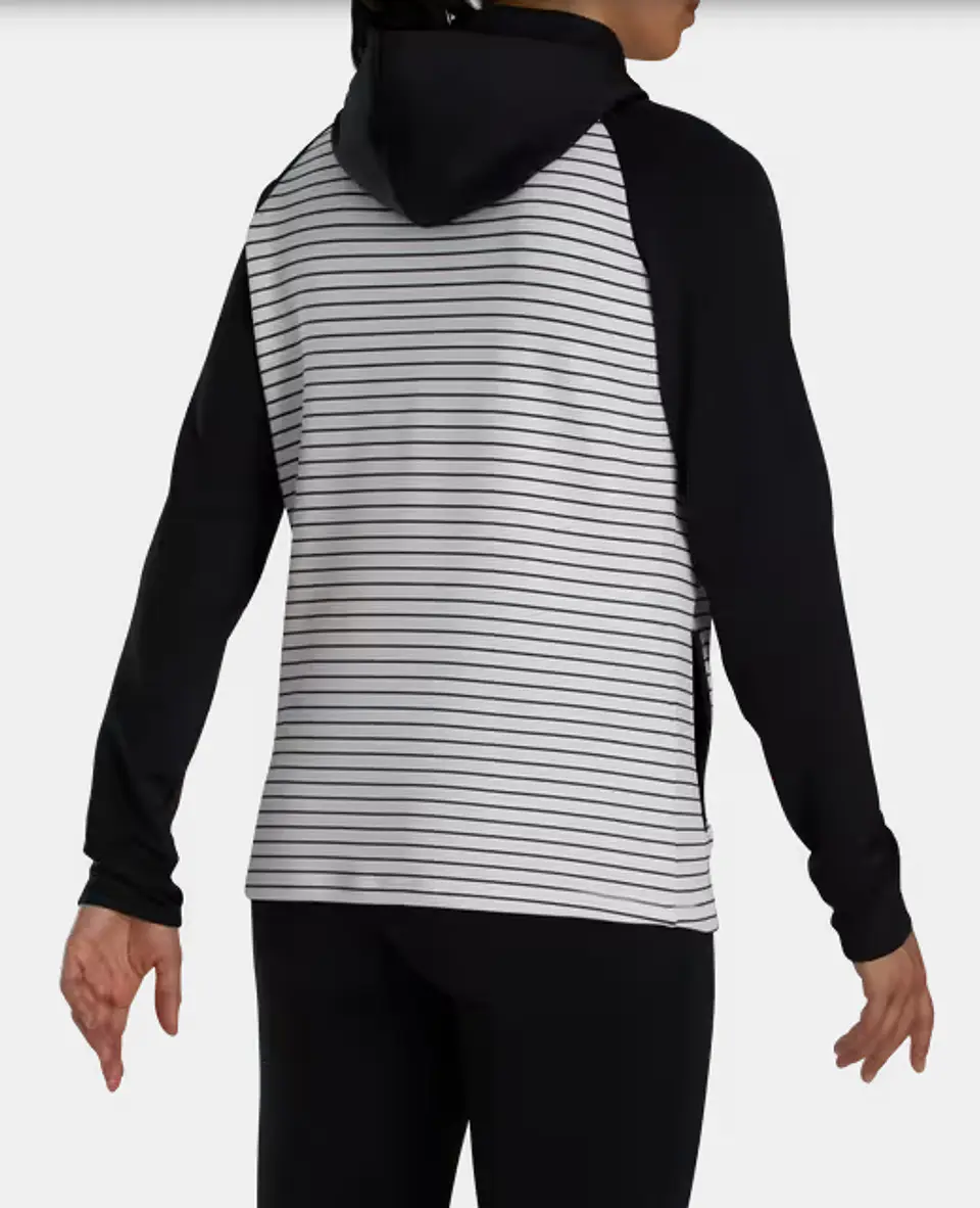 Poleron Footjoy Mujer Cierre completo Negro/Blanco 3