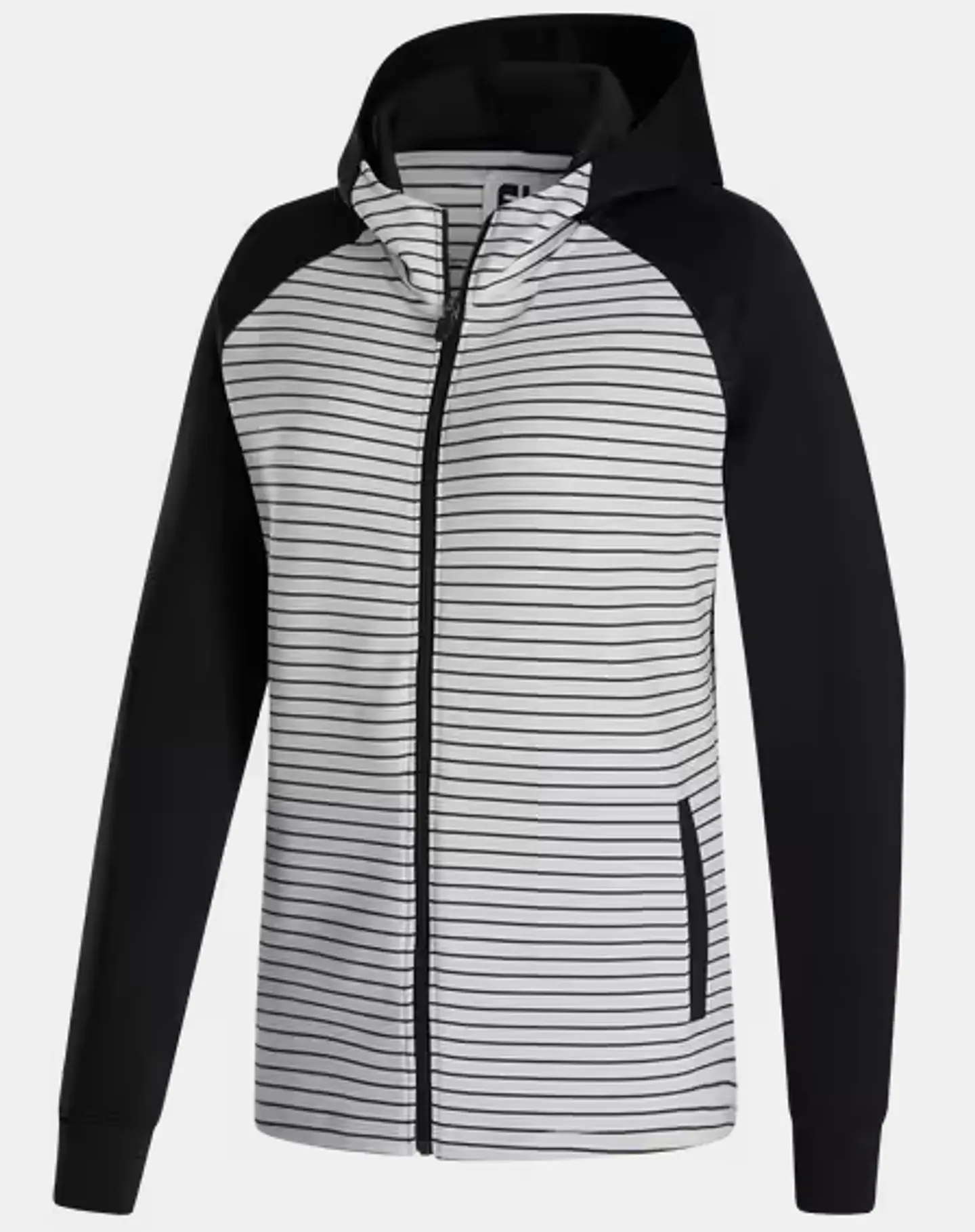 Poleron Footjoy Mujer Cierre completo Negro/Blanco 1