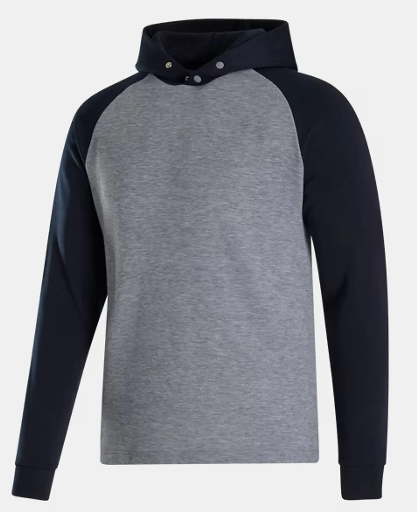 Poleron de Hombre con capucha Gris/Azul  1