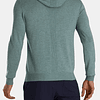 Sweater con capucha verde musgo 