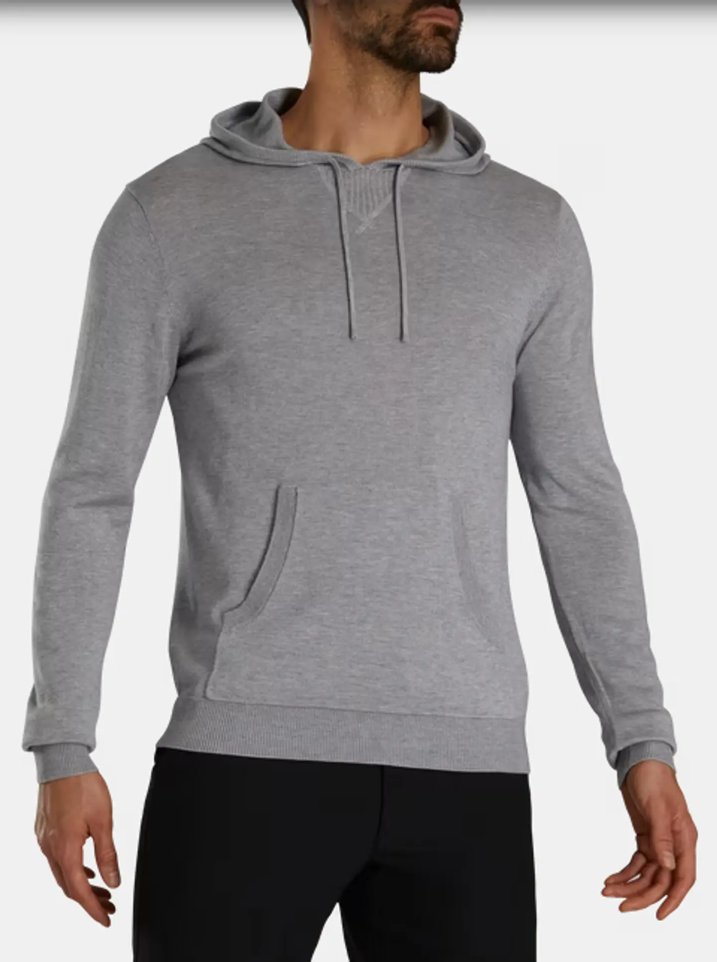 Sweater con capucha Gris 2