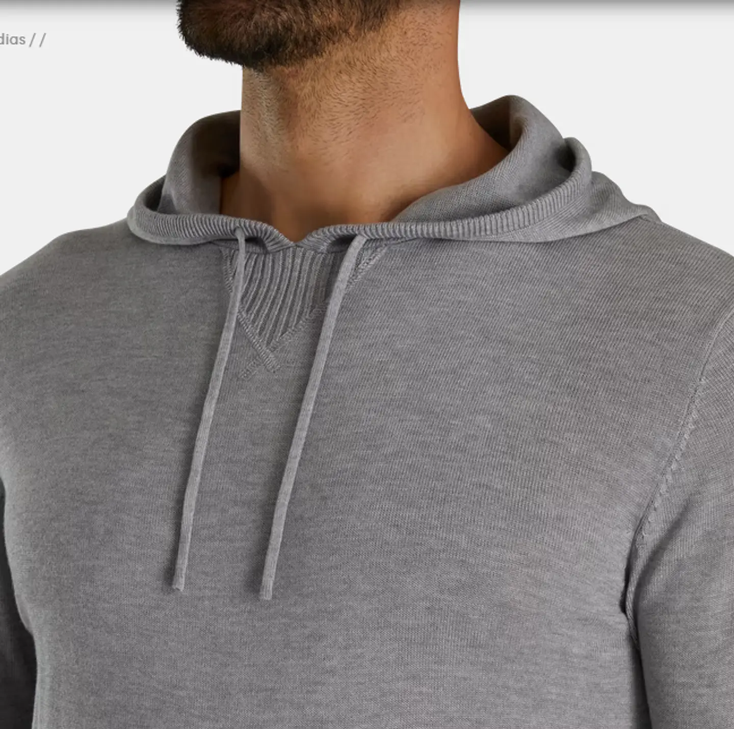 Sweater con capucha Gris 4