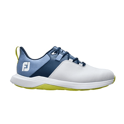 Zapato Footjoy Hombre Prolite Blanco/Azul/Celeste