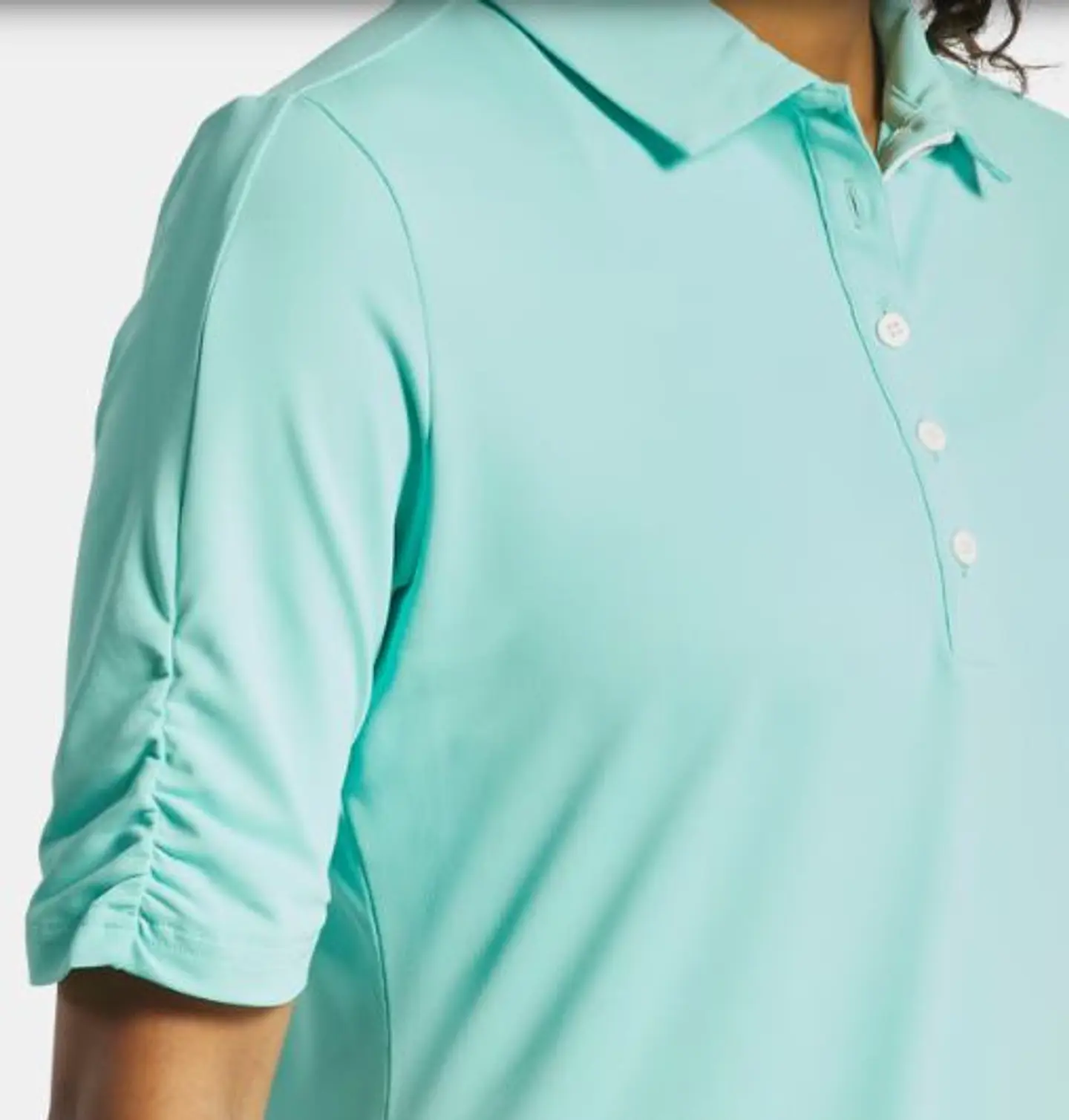 Polera Media manga Fruncida para mujer  4