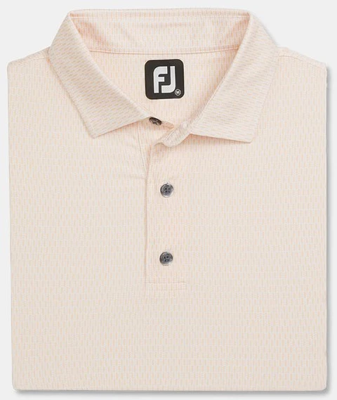 Polera Footjoy hombre Rascacielos Puesta de sol/Blanco