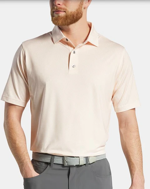 Polera Footjoy hombre Rascacielos Puesta de sol/Blanco