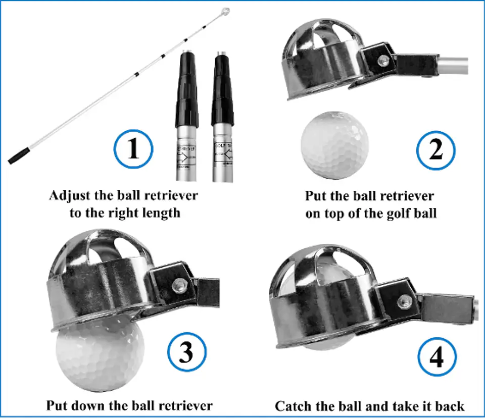 Axglo Golf Ball Retriever 12 pie  5