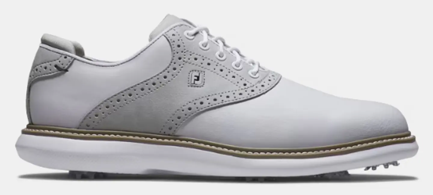Zapato Footjoy Hombre Traditions Blanco/Gris 1