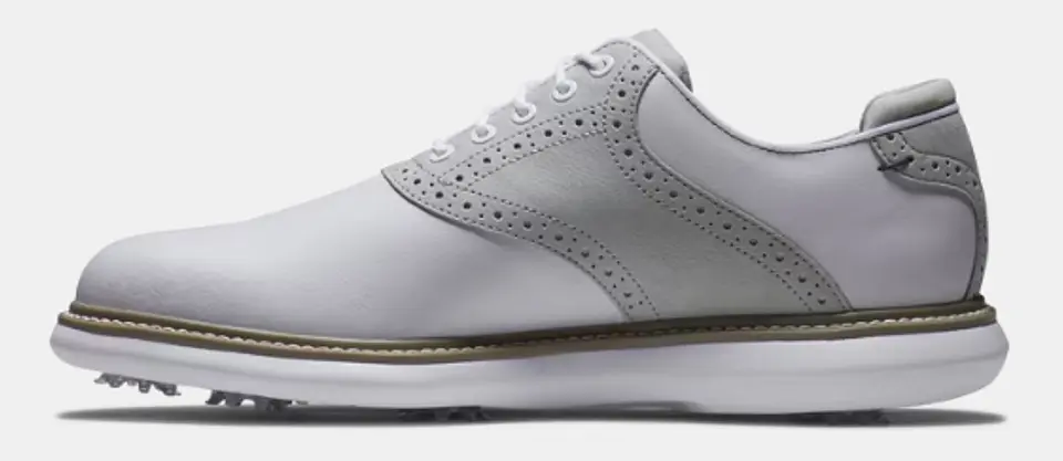 Zapato Footjoy Hombre Traditions Blanco/Gris 2