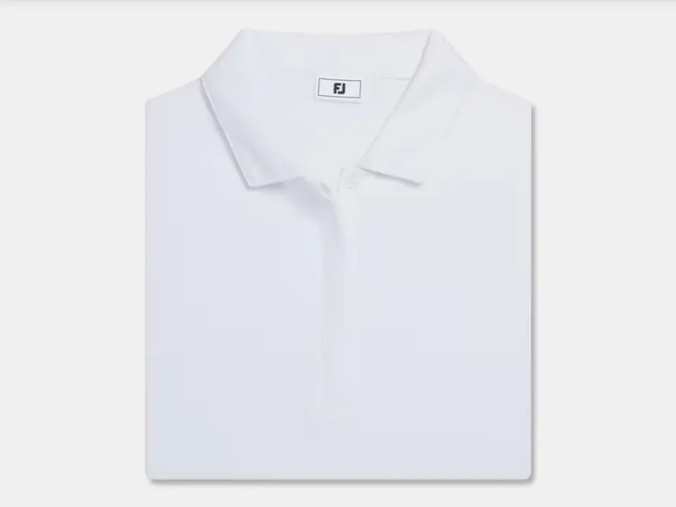 Polera Jacquard Blanca Mujer 1