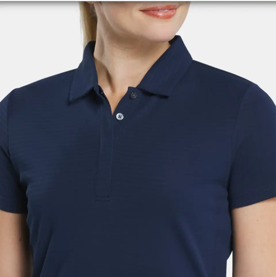 Polera Jacquard Azul Mujer 2