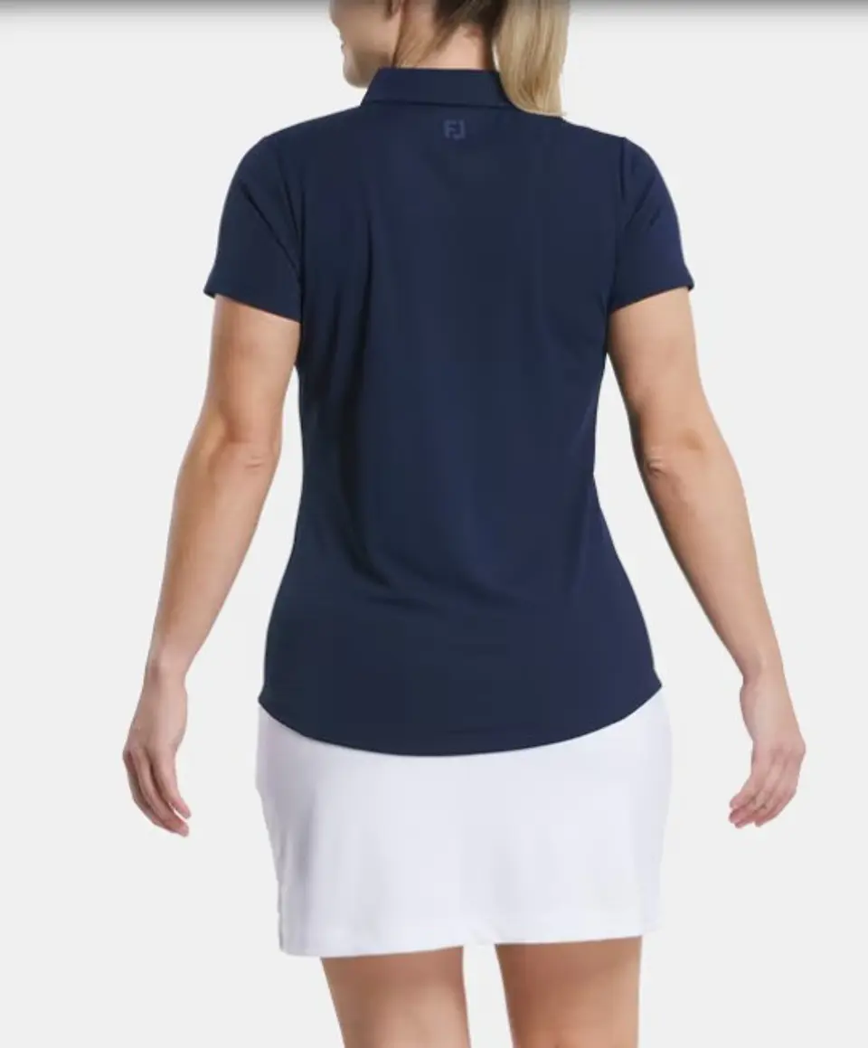 Polera Jacquard Azul Mujer 3