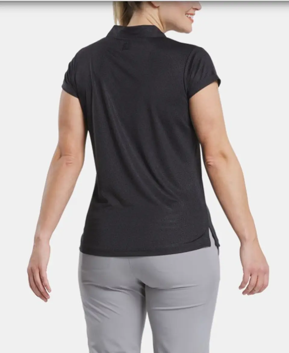 Polera Manga corta Mujer Negro 3