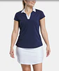 Polera Manga corta Mujer Azul Marino - Miniatura 4
