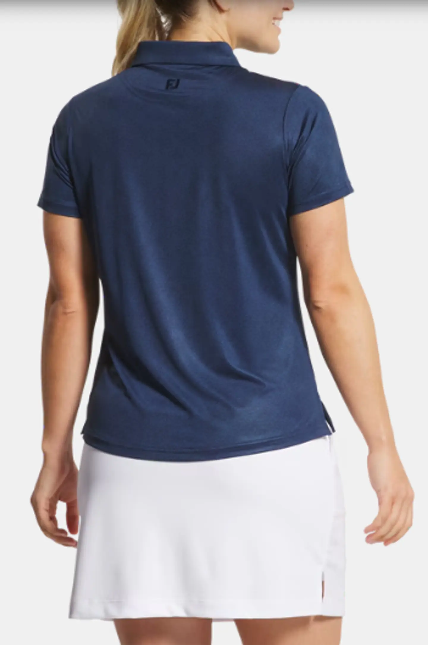 Polera Mujer Speckle Azul 3