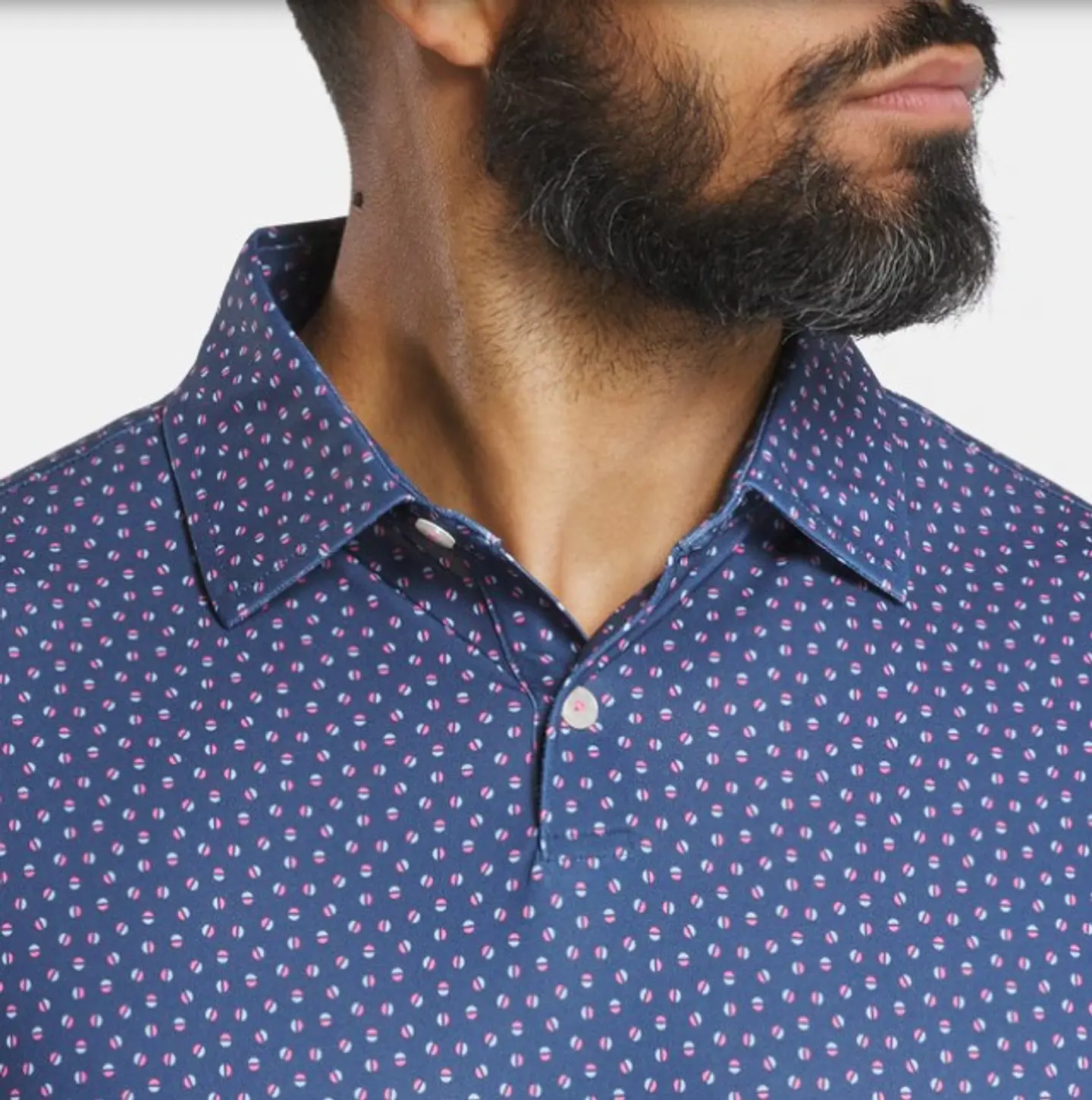 Polera Footjoy Pique Bounce Azul 3