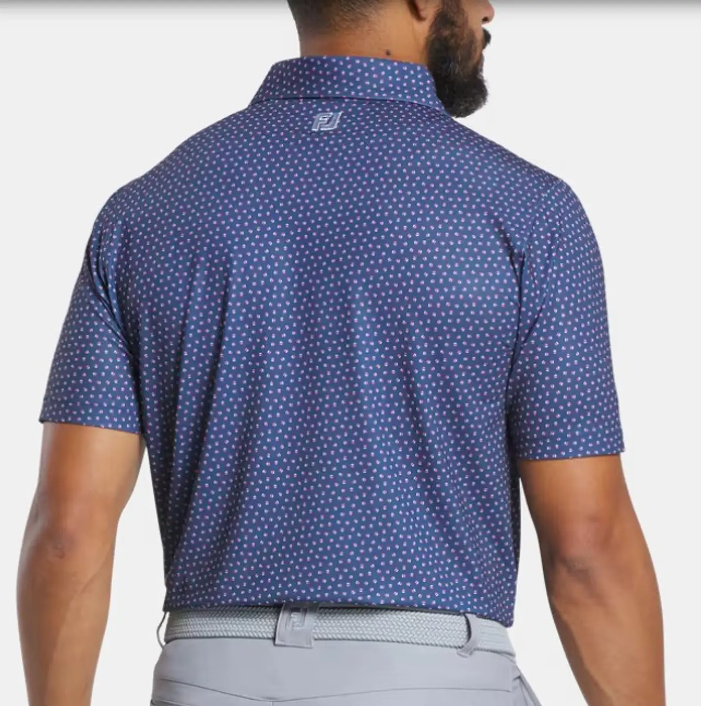 Polera Footjoy Pique Bounce Azul 4