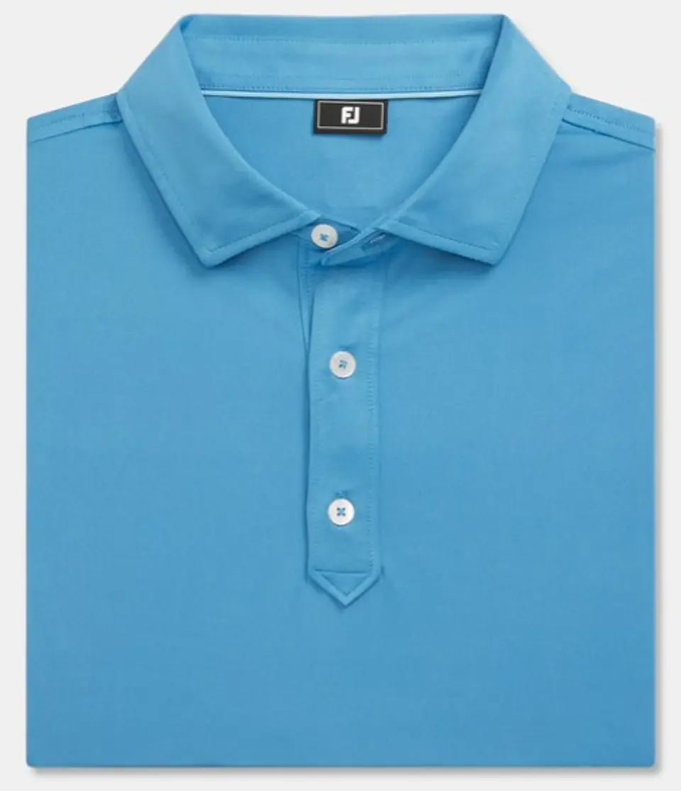 Polera Footjoy lisa Celeste  1