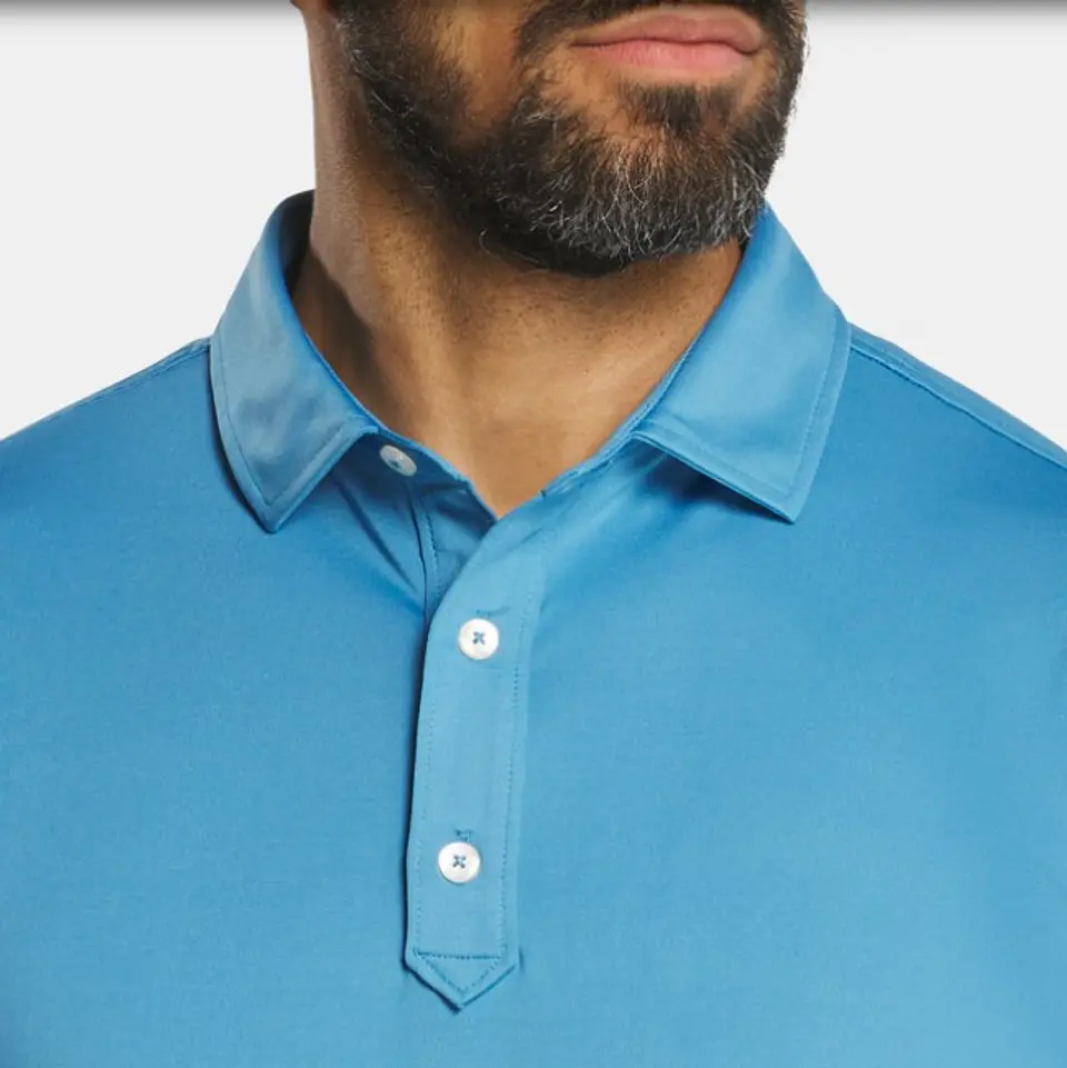 Polera Footjoy lisa Celeste  3