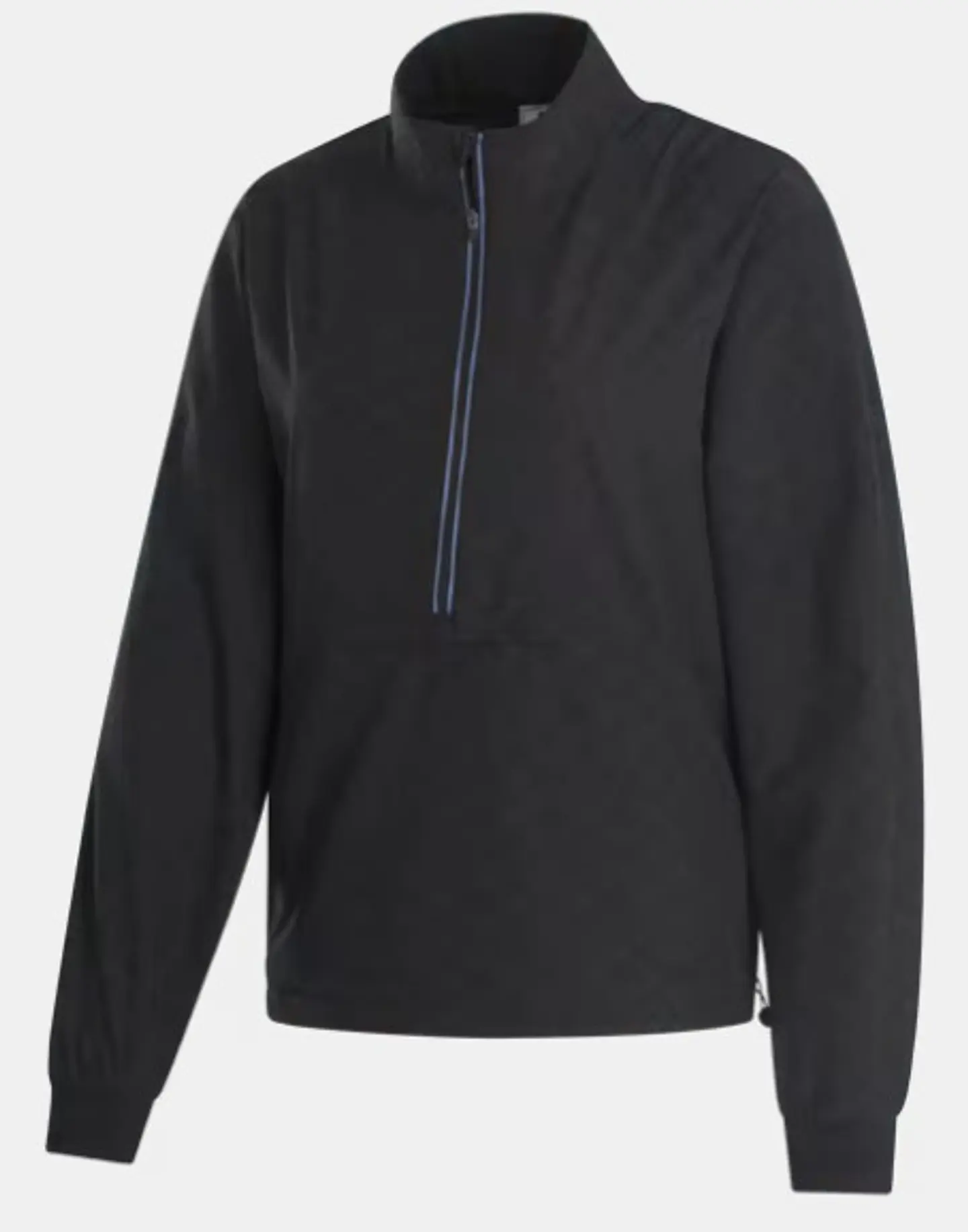 Cortaviento Con estampado cierre 3/4 negro 1