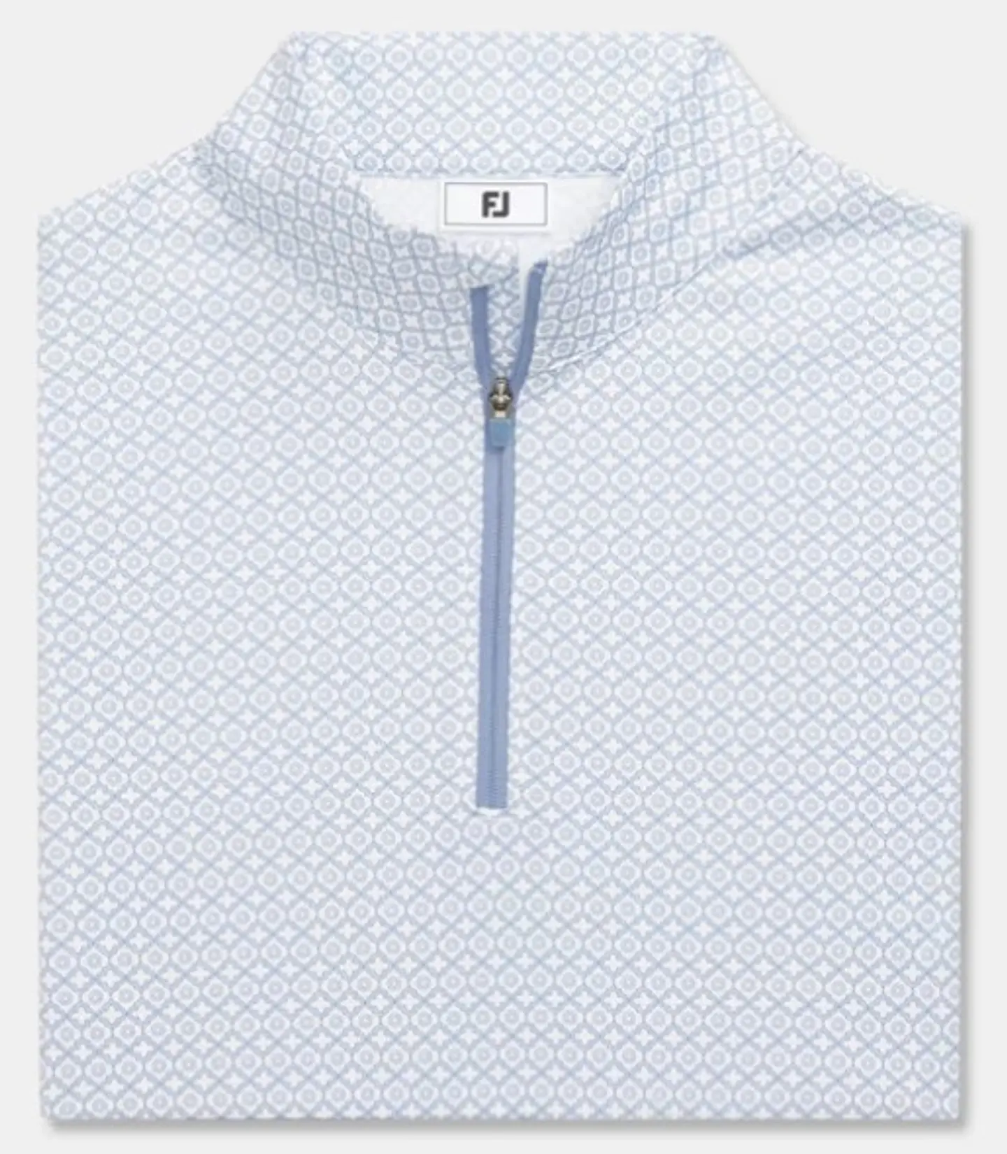 Polera Manga Larga factor UV piedra blanca/azul 1