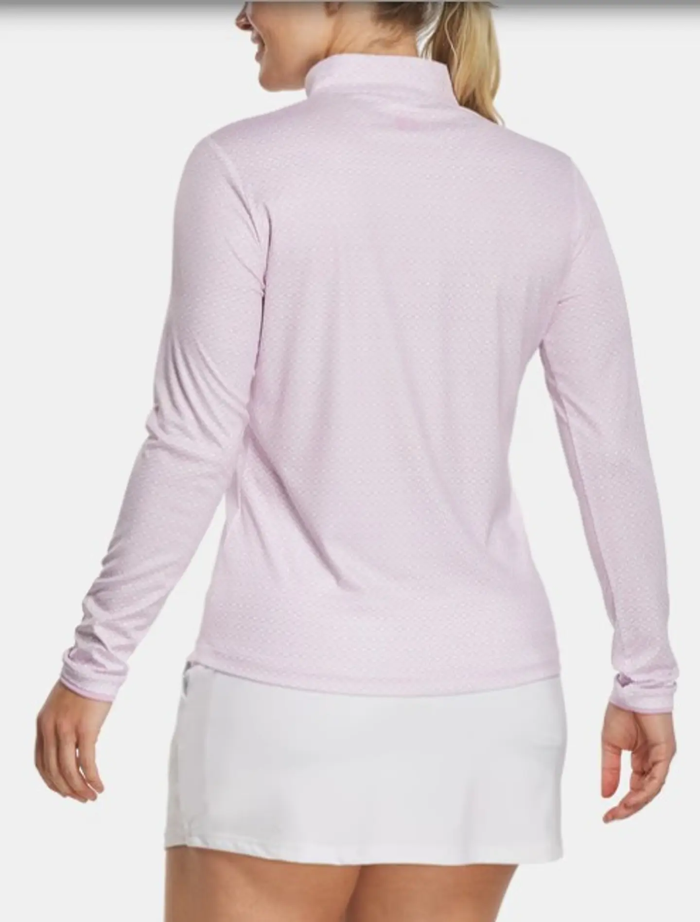 Polera Manga Larga factor UV piedra Blaco/orquidia 3