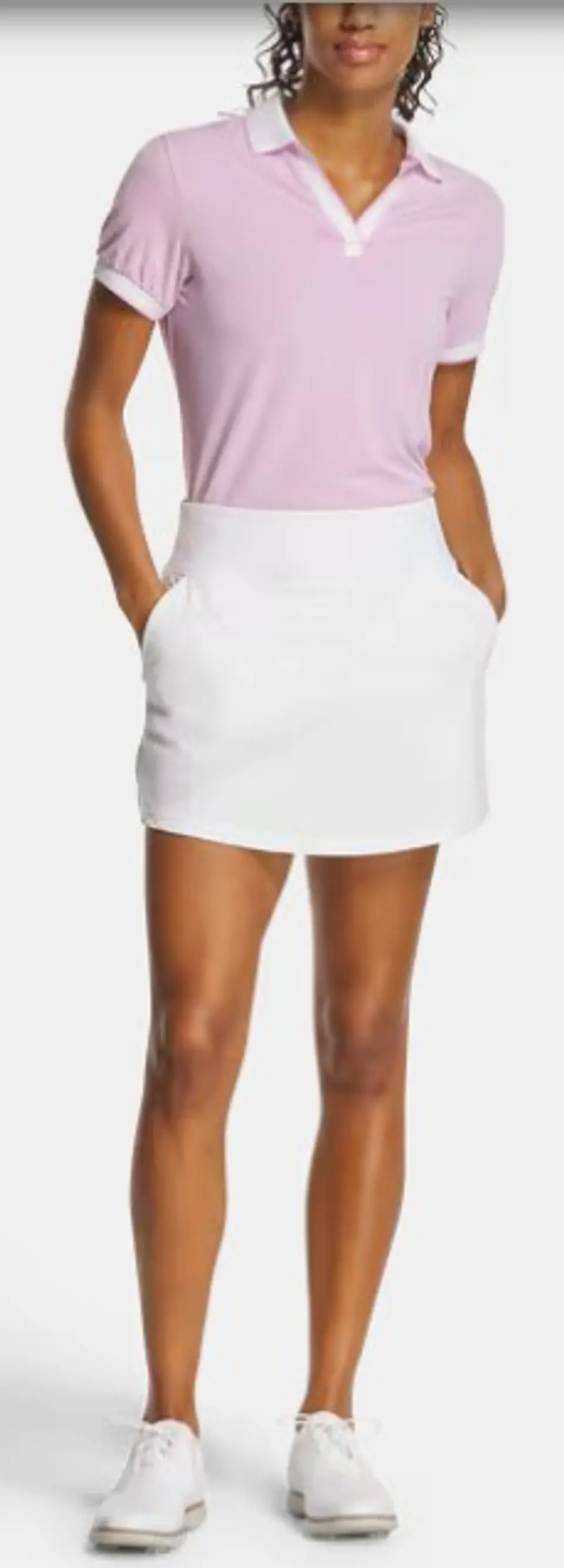 Falda pantalon mujer blanca  3