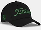 Gorro Tour Performance Negro/Verde - Miniatura 1