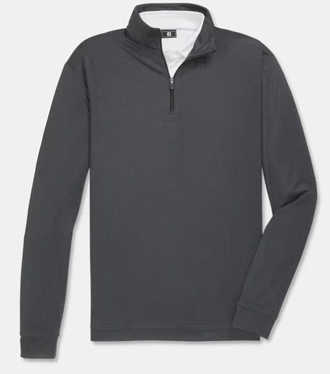 Poleron Hombre Pico de Gallo Negro/Charcoal