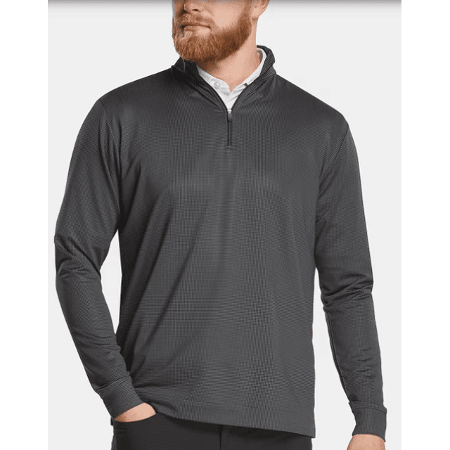 Poleron Hombre Pico de Gallo Negro/Charcoal