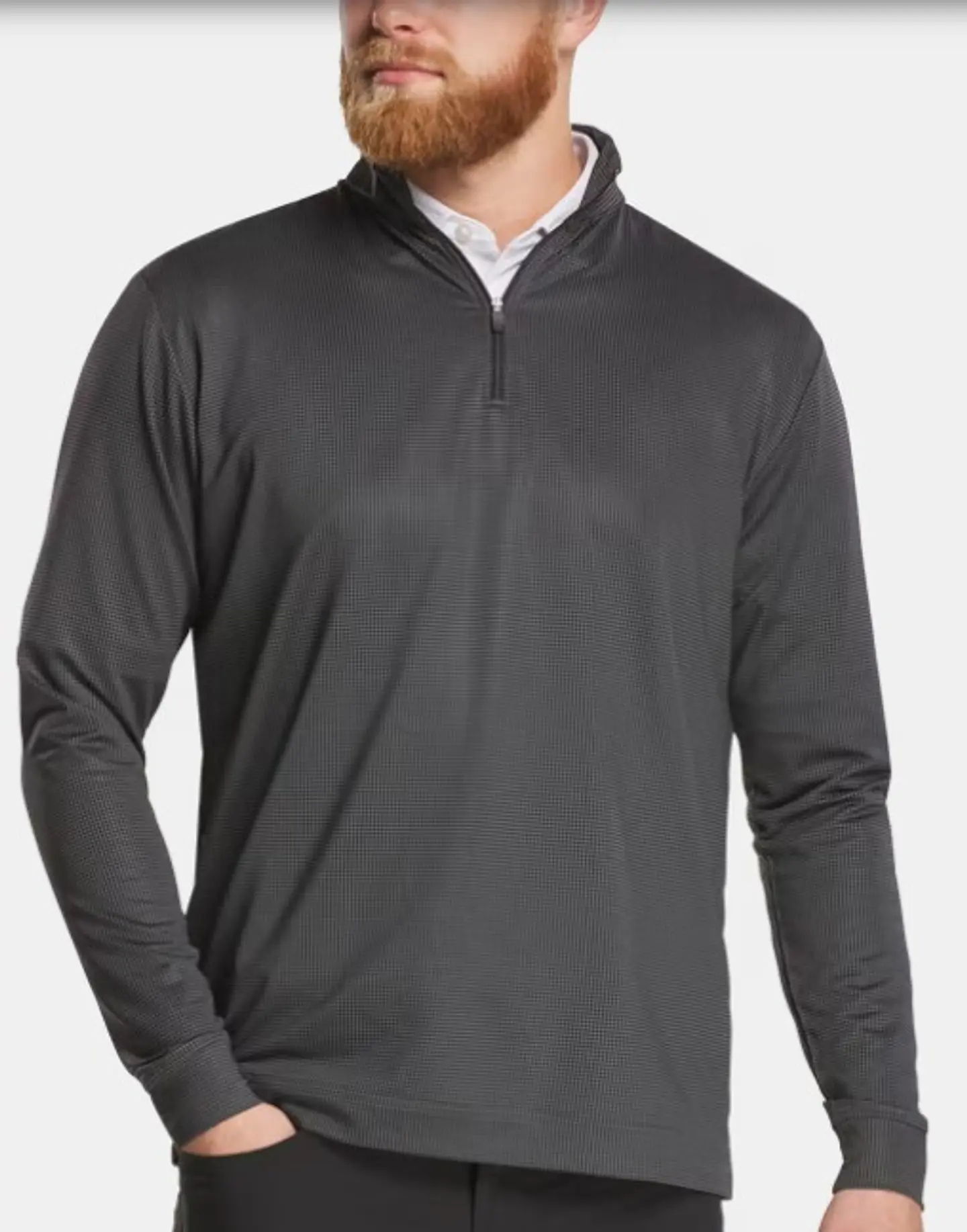 Poleron Hombre Pico de Gallo Negro/Charcoal 2