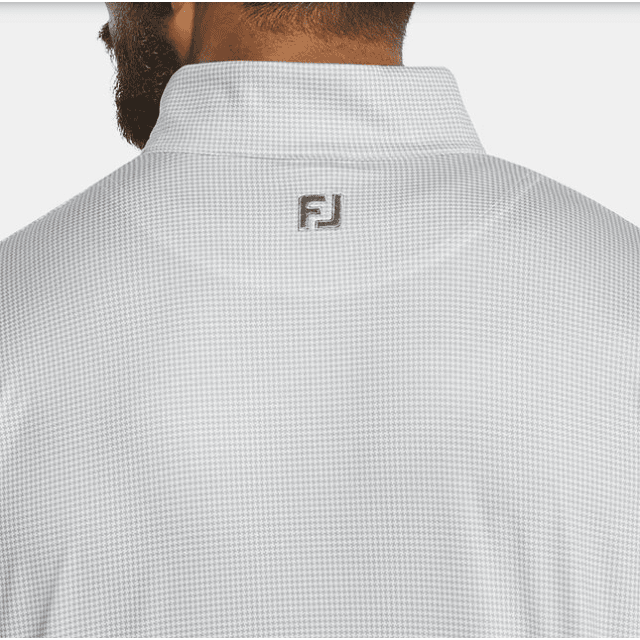 Poleron Hombre Pico de Gallo Gris