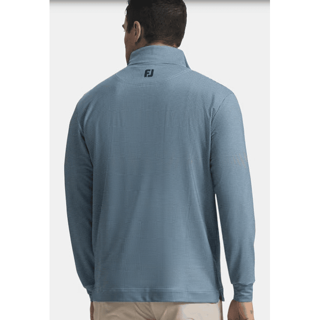 Poleron Hombre Pico de Gallo Azul marino/Celeste 