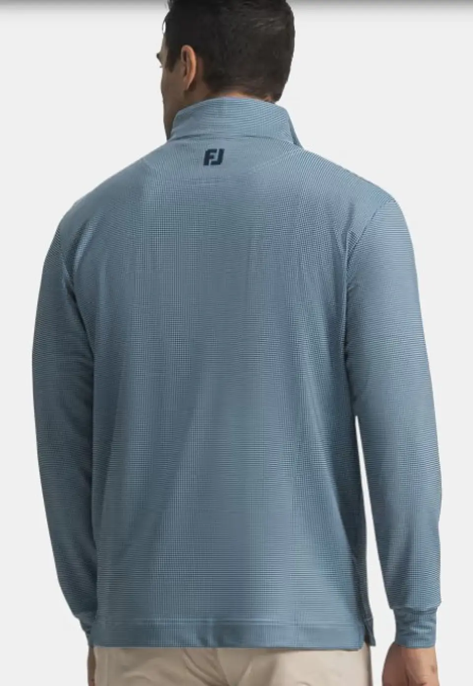 Poleron Hombre Pico de Gallo Azul marino/Celeste  3