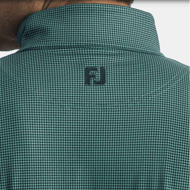 Poleron Hombre Pico de Gallo Verde/Azul Marino 