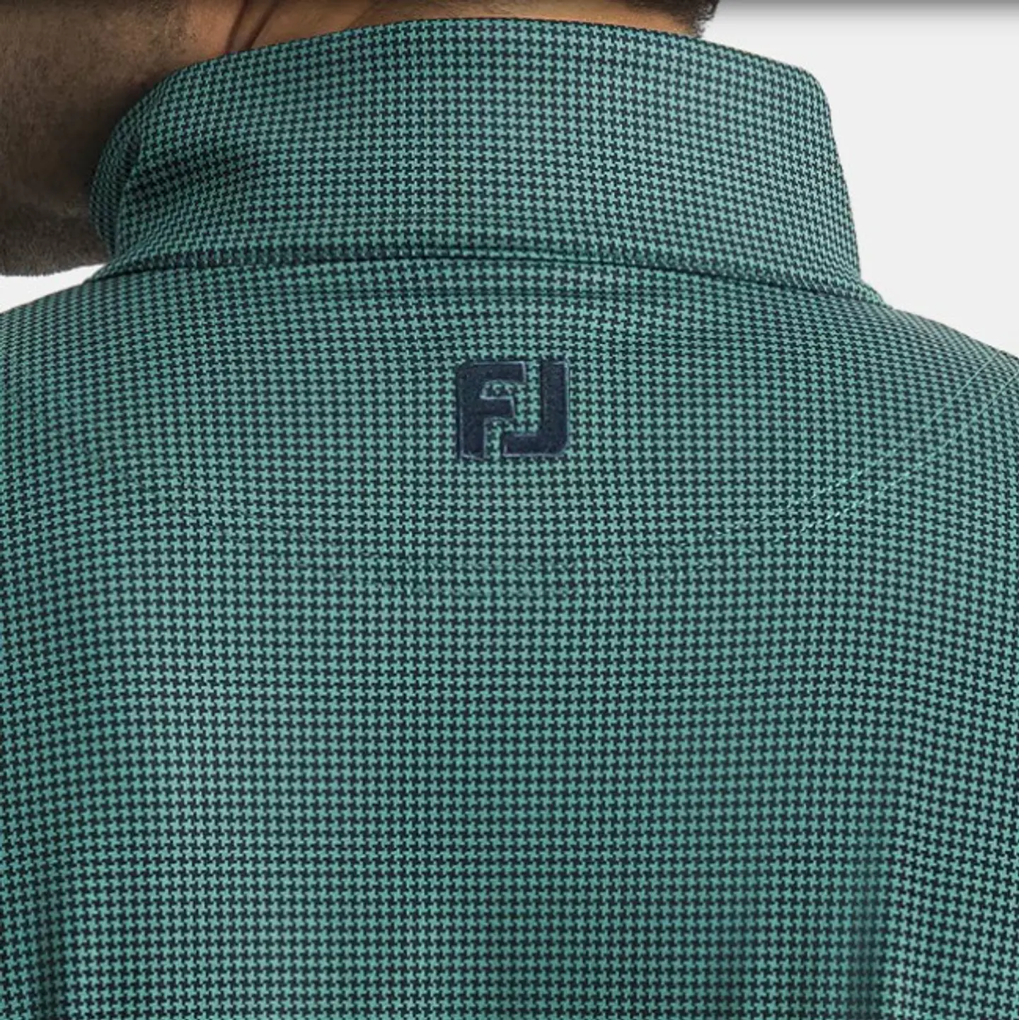Poleron Hombre Pico de Gallo Verde/Azul Marino  5