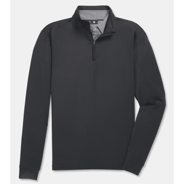 Poleron de Hombre cierre 3/4 Negro 