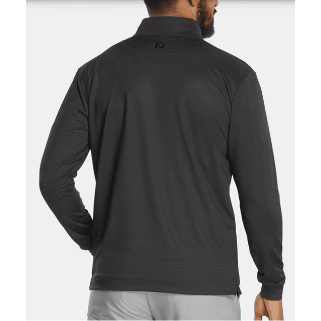 Poleron de Hombre cierre 3/4 Negro 