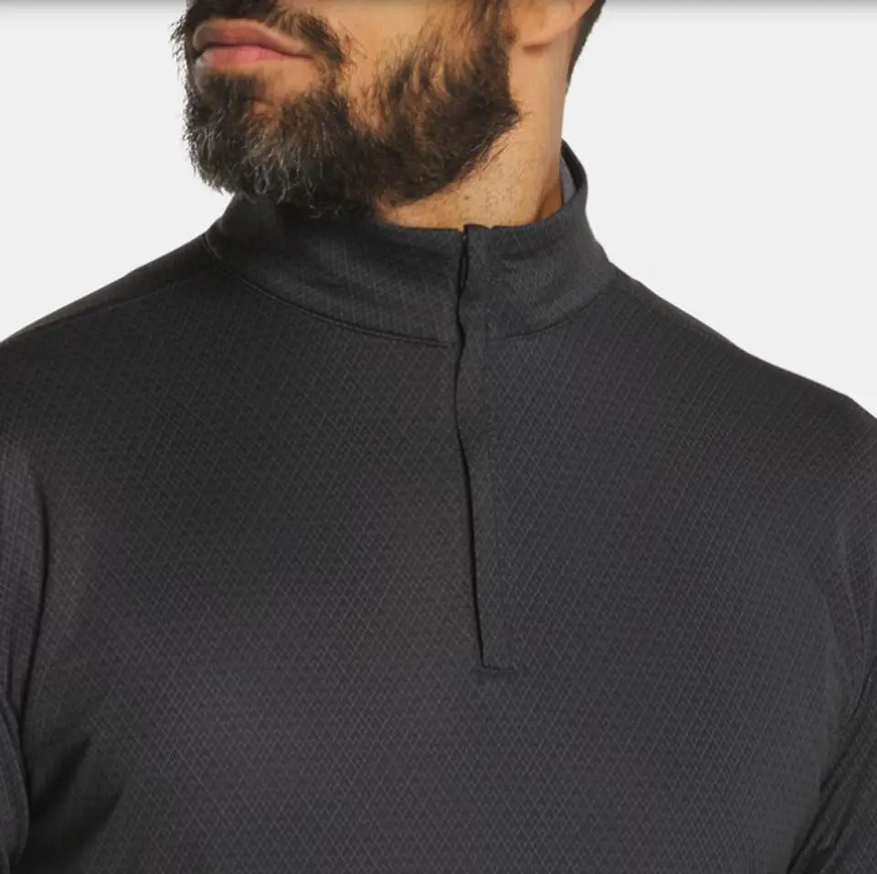 Poleron de Hombre cierre 3/4 Negro  4