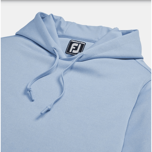 Poleron Junior con capucha celeste 