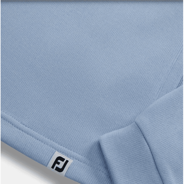 Poleron Junior con capucha celeste 