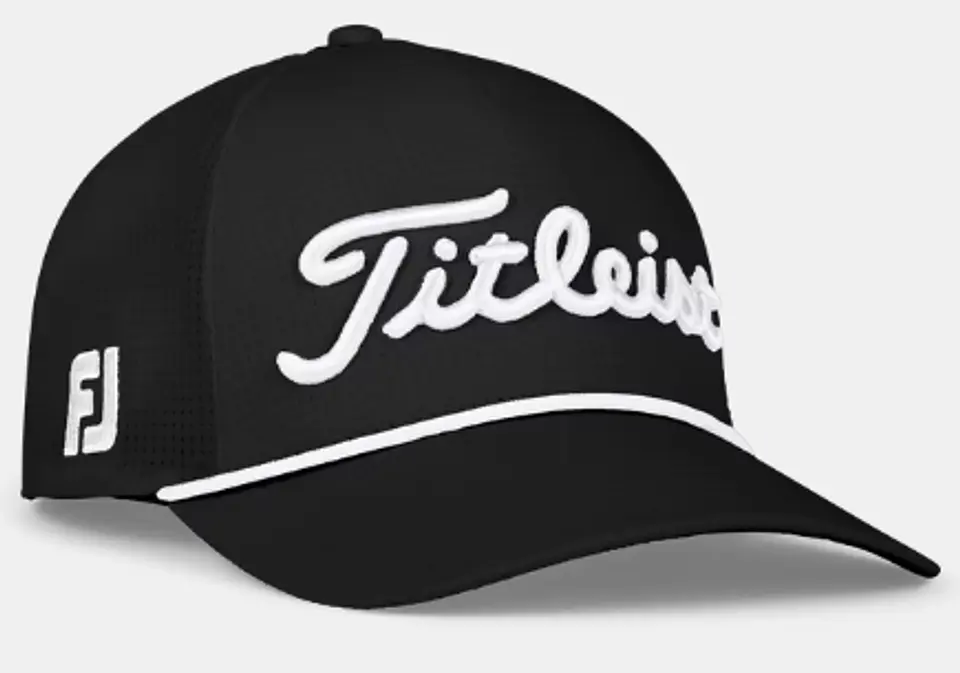 Gorro Titleist Tour Rope Negro/Blanco  1