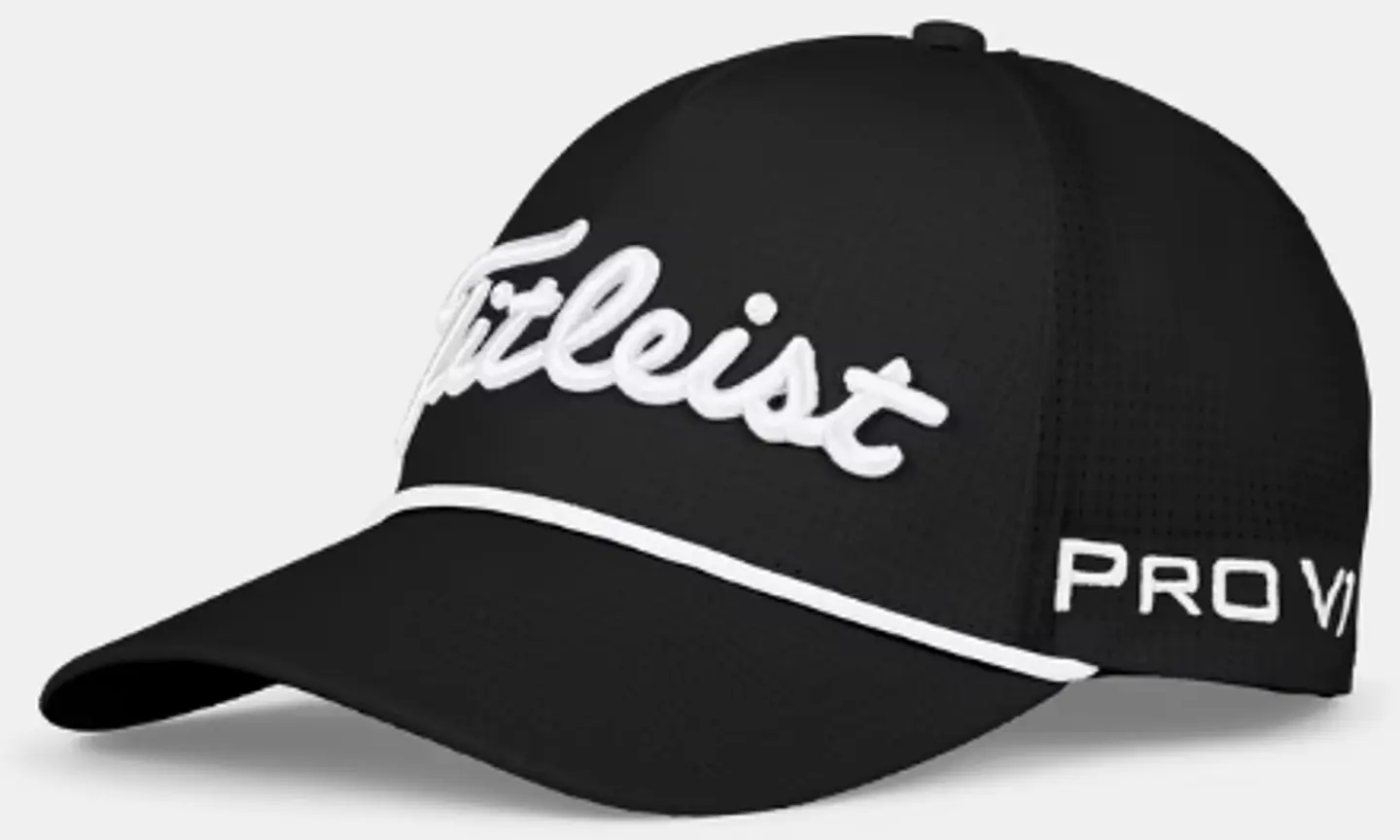 Gorro Titleist Tour Rope Negro/Blanco  2