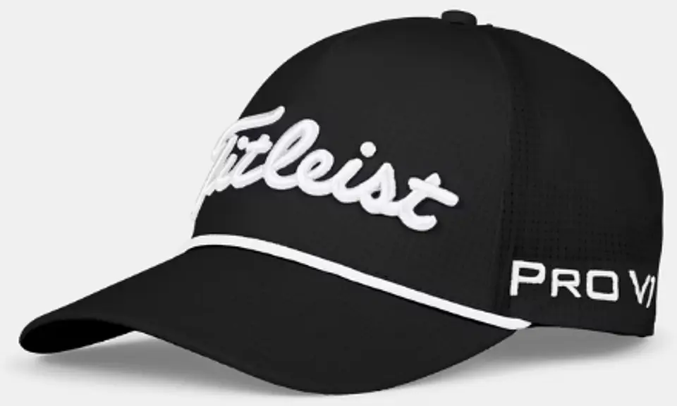 Gorro Titleist Tour Rope Negro/Blanco  2