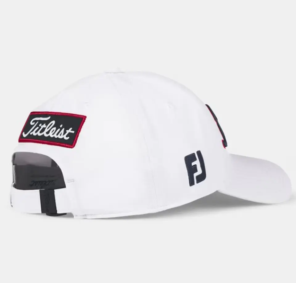 Gorro Titleist Tour Performance Blanco/Navy/Rojo 3